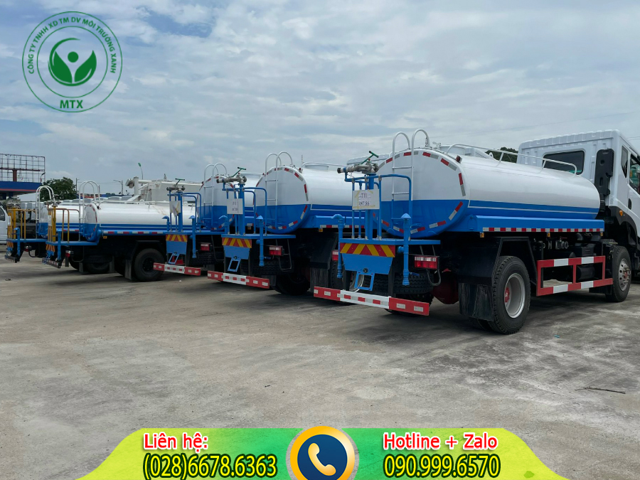 Cho thu&ecirc; xe tưới nước rửa đường tiện lợi