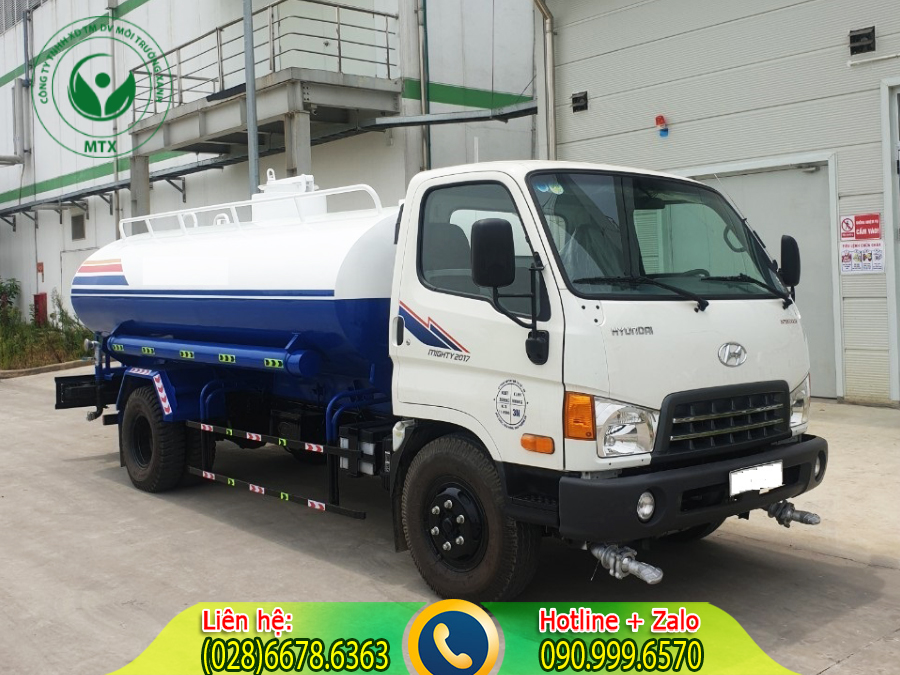 Cho thu&ecirc; xe tưới nước rửa đường MTX