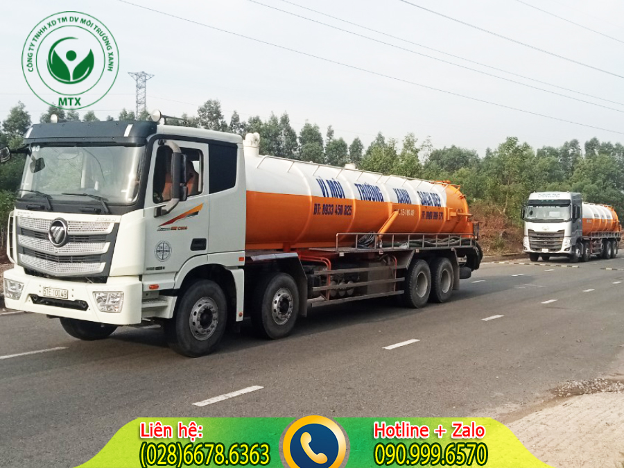 Cho thu&ecirc; xe h&uacute;t chất thải