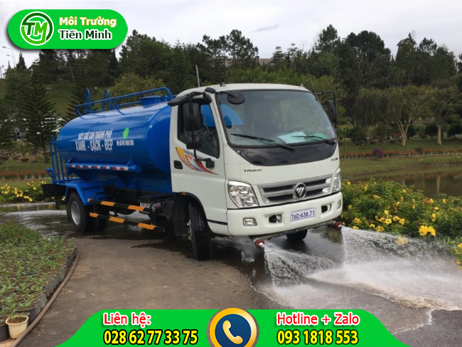 Cho thu&ecirc; xe bồn chở nước sạch