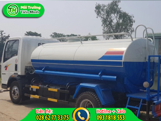 Cho thu&ecirc; xe bồn chở nước sạch nhiều chức năng